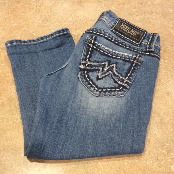 MISS ME SUNNY DENIM CAPRIS - Picture 6 of 6